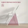 Juego de 2 Sillas Abatibles con Respaldo y Estructura de Acero para Oficina Estudio 45x46x78 cm Blanco - Ogal.Es