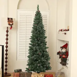 Árbol de Navidad Artificial 180 cm con 618 Ramas 30 Piñas y Soporte de Metal Árbol Navideño para Salón Interior ... - Ogal.Es
