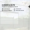 Invernadero de Túnel 2x3x2 m con 4 Ventanas de Malla y Puerta con Cremallera Invernadero de Huerto para Jardín B... - Ogal.Es