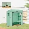 Invernadero de Exterior con Ventanas de Malla y Puerta con Cremallera para Cultivar Plantas Flores 196x77x197 cm... - Ogal.Es