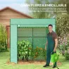 Invernadero de Exterior con Ventanas de Malla y Puerta con Cremallera para Cultivar Plantas Flores 196x77x197 cm... - Ogal.Es