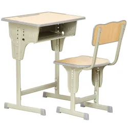 Juego de Escritorio y Silla para Niños de +6 Años Altura Ajustable con Cajón y Gancho Natural - Ogal.Es