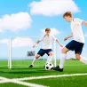 Portería de Fútbol con Soporte de Metal y Red para Entrenamiento de Fútbol en Jardín Aire Libre 186x62x123 cm Bl... - Ogal.Es