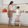 Taburete para Niños de 2 Peldaños Torre de Aprendizaje para Niños de +3 Años para Baño Cocina Librería Dormitori... - Ogal.Es