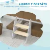 Taburete para Niños de 2 Peldaños Torre de Aprendizaje para Niños de +3 Años para Baño Cocina Librería Dormitori... - Ogal.Es