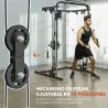 Máquina Multifunción de Musculación con Soporte para Sentadillas y Barra para Pesas para Entrenamiento Fitness N... - Ogal.Es