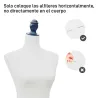 Maniquí Mujer Ajustable a 130-168 cm con Trípode de Madera 50 Alfileres de Colores para Fotografía de Moda Blanco - Ogal.Es
