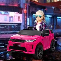 Coche Eléctrico para Niños con Licencia Land Rover Discovery Sport con Batería 12V Mando a Distancia Faros y Mús... - Ogal.Es