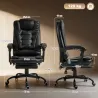 Silla de Oficina con 7 Puntos de Masaje con Reposapiés Retráctil Altura Ajustable Control Remoto y Tejido de PU ... - Ogal.Es