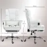 Silla de Oficina con 6 Puntos de Masaje Reposapiés Retráctil Altura Ajustable Control Remoto y Soporte Lumbar 69... - Ogal.Es