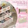 Organizador de Juguetes Infantil Estantería para Juguetes con 9 Cestas de Tela no Tejida Extraíbles 93x30x70 cm ... - Ogal.Es