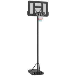 Canasta de Baloncesto de Exterior 2 en 1 con Altura Ajustable 230-305 cm Aro de Baloncesto con Soporte Ruedas Ba... - Ogal.Es