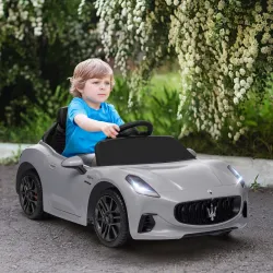 Coche Eléctrico Infantil Maserati Gran Turismo Folgore con Batería 12V Mando a Distancia Faros Bocina Música MP3... - Ogal.Es