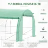Invernadero de Túnel 6x3x2 m con Puerta y 12 Ventanas de Malla Enrollables Invernadero de Huerto para Patio Jard... - Ogal.Es