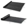 Malla Geotextil 2x25 m Malla de Jardín contra Malas Hierbas 60 g/m² Rollo de Malla Antimaleza Negro - Ogal.Es