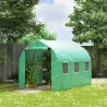 Invernadero de Túnel 3x2x2 m con 6 Ventanas de Malla y Puerta Invernadero de Huerto para Patio Jardín Verde - Ogal.Es