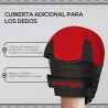 Manopla de Boxeo Paos Muay Thai MMA Curvadas para Entrenamiento Karate Taekwondo Kickboxing Training Rojo - Ogal.Es