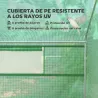 Invernadero de Túnel 4x3x2 m con 2 Ventanas Cubierta de PE Anti-UV y 1 Puerta Enrollable con Cremallera Verde - Ogal.Es