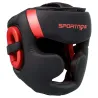 Casco de Boxeo Helmet MMA con Correa Ajustable para Grappling Sparring Artes Marciales Kickboxing Karate Rojo y ... - Ogal.Es
