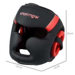Casco de Boxeo Helmet MMA con Correa Ajustable para Grappling Sparring Artes Marciales Kickboxing Karate Rojo y ... - Ogal.Es