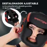 Casco de Boxeo Helmet MMA con Correa Ajustable para Grappling Sparring Artes Marciales Kickboxing Karate Rojo y ... - Ogal.Es