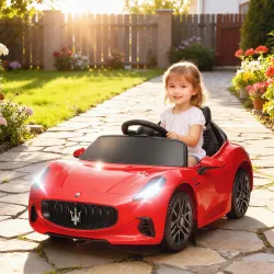 Coche Eléctrico Infantil Maserati Gran Turismo Folgore con Batería 12V Mando a Distancia Faros Bocina y Música M... - Ogal.Es