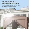 Carpa Plegable Pop-up 3x3 m con 4 Paredes Laterales Anti-UV y Bolsa de Transporte Café - Ogal.Es