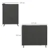 Funda para Balancín de Jardín con Cremallera Cubierta para Muebles de Exterior 177x114x152 cm Gris Oscuro - Ogal.Es