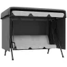 Funda Protectora Impermeable para Balancín de Jardín 3 Plazas con Cremallera Antipolvo y Antiviento 215x155x150 cm - Ogal.Es