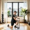 Expansor de Pecho con Resistencia Ajustable de 10-50 kg para Desarrollo Muscular de Brazos 80x22x5 cm Negro - Ogal.Es