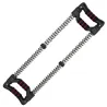 Expansor de Pecho con Resistencia Ajustable de 10-50 kg para Desarrollo Muscular de Brazos 80x22x5 cm Negro - Ogal.Es
