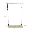 Barra Pilates con Bandas Elásticas Tabla Inclinada Ajustable y Resistencia Personalizable para Estiramientos 90x... - Ogal.Es
