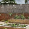Soporte para Plantas Trepadoras de Jardín Triangular con Estructura de Acero para Frutas Verduras 180x100x180 cm... - Ogal.Es