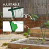 Soporte para Plantas Trepadoras de Jardín Triangular con Estructura de Acero para Frutas Verduras 180x100x180 cm... - Ogal.Es