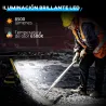 Foco LED con 8500 Lúmenes IP65 6500K Resistente a la Intemperie Ajustable y Portátil 35x20x32 cm Amarillo - Ogal.Es