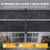 Marquesina de Protección contra Sol y Lluvia 196x75x23 cm con Cubierta de Policarbonato para Puertas y Ventanas ... - Ogal.Es