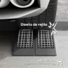 Conjunto de 2 Rampas para Coche de Plástico Rampas Portátiles Carga de hasta 3 Toneladas Rampas para SUV Furgonetas - Ogal.Es