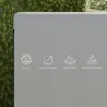 Funda Protectora Impermeable para Balancín de Jardín 3 Plazas con Cremallera Antipolvo y Antiviento 215x155x150 cm - Ogal.Es