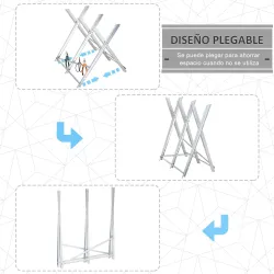 Caballete para Sierra Plegable Caballete Motosierra con Estructura Triangular de Metal Carga 100 kg 83x83x79 cm ... - Ogal.Es