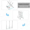Caballete para Sierra Plegable Caballete Motosierra con Estructura Triangular de Metal Carga 100 kg 83x83x79 cm ... - Ogal.Es