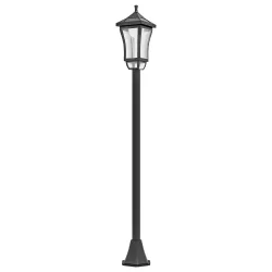 Farol Solar de Jardín con 6h de Autonomía y Anclaje de Suelo Farol de Exterior en ABS y Policarbonato Ø15x127 cm... - Ogal.Es