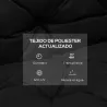 Cojín para Banco con Respaldo 100x98x8 cm de 2 Plazas con Cordones de Fijación para Jardín Terraza Balcón Exteri... - Ogal.Es