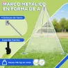 Columpio para Niños Columpio Jardín Exterior con 1 Columpio Simple 1 Planeador y Anti-UV 255x160x180 cm Gris y V... - Ogal.Es