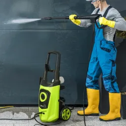 Hidrolimpiadora de Alta Presión 1800W con Accesorios Ángulo Ajustable y Parada Automática 33x31,5x80,5 cm Verde ... - Ogal.Es