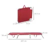 Tumbona Jardín Exterior Plegable con Respaldo Ajustable en 5 Posiciones Carga 120 kg para Terraza 187x55x24 cm B... - Ogal.Es