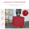 Tumbona Jardín Exterior Plegable con Respaldo Ajustable en 5 Posiciones Carga 120 kg para Terraza 187x55x24 cm B... - Ogal.Es