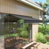 Toldo Eléctrico Retráctil con Manivela Inclinación Ajustable y Protección UV para Jardín Terraza 296x250 cm Gris... - Ogal.Es
