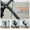 Bicicleta Estática Plegable Silenciosa con Resistencia Magnética Monitor LCD y Bandas para Brazos 43x97x109 cm N... - Ogal.Es