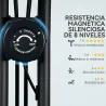 Bicicleta Estática Plegable Silenciosa con Resistencia Magnética Monitor LCD y Bandas para Brazos 43x97x109 cm N... - Ogal.Es