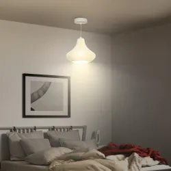Lámpara de Techo LED Moderna Ø22x18 cm con Pantalla de Impresión 3D Luz Cálida de 3000K para Salón Dormitorio o ... - Ogal.Es